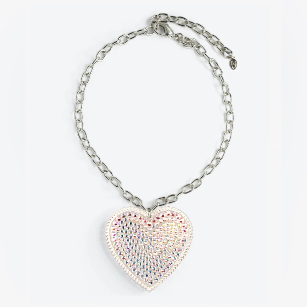 💖 Tarina Tarantino Big Love Heart Necklace 💖 NEW!